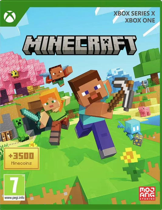 Minecraft Bedrock Xbox One és Series X játék + 3500 Minecoin