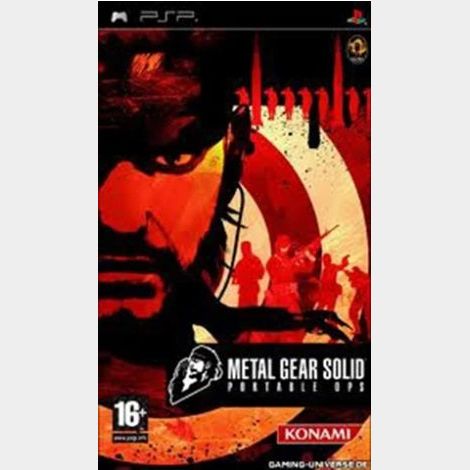 Metal Gear Solid hordozható op