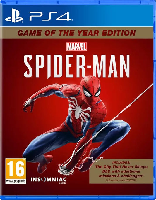 A Marvel's Spider-Man Game Of the Year Edition PS4 játék