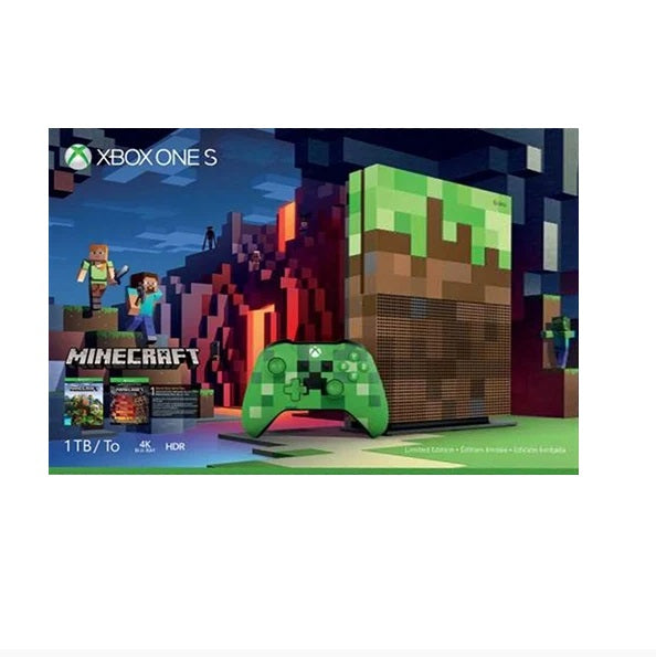 Xbox One S Console 1TB Minecraft Limited Edition