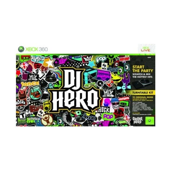 Xbox 360 hivatalos Dj Hero Kit 