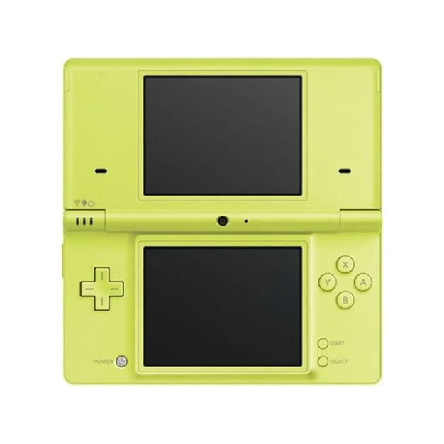 Nintendo DS Lite konzol neonzöld