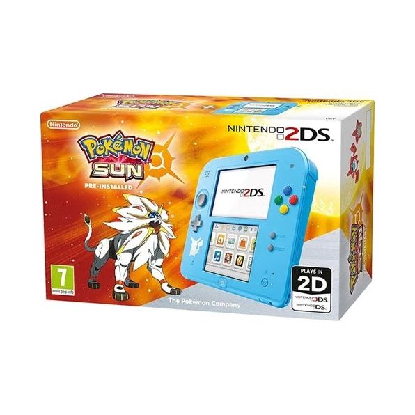 Nintendo 2DS konzol Pokemon Sun Edition 