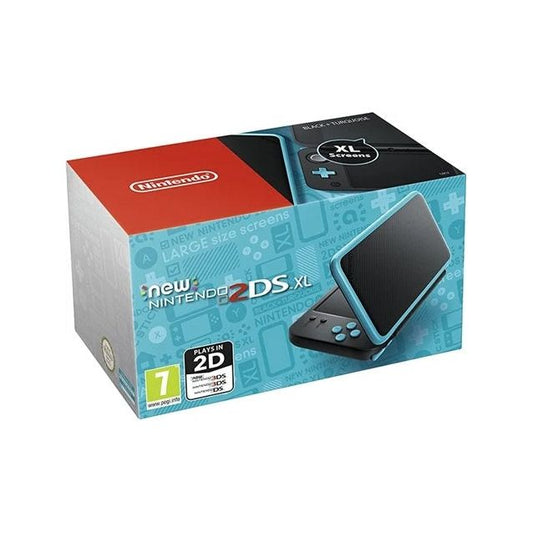 Nintendo 2DS XL konzol fekete/türkiz 