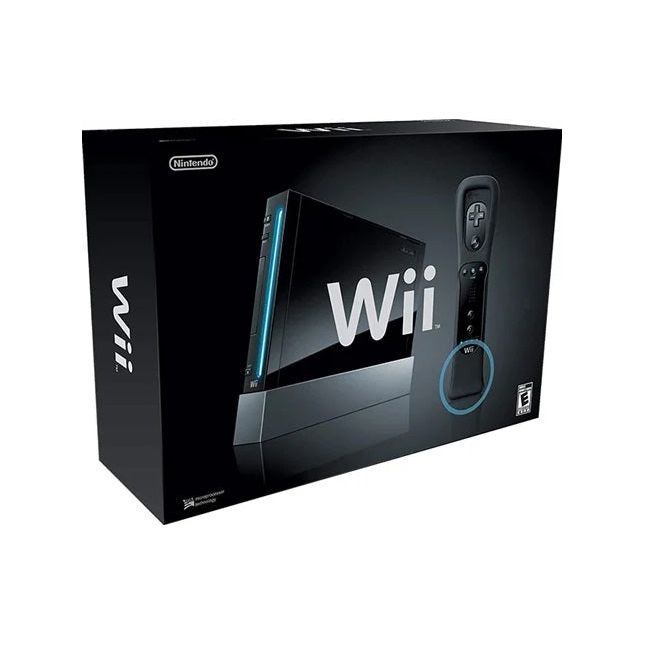 Nintendo Wii konzol fekete 